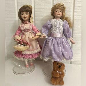 The Danbury Mint Storybook Porcelain Dolls